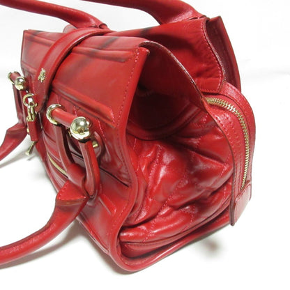 Burberry Red Leather Handbag