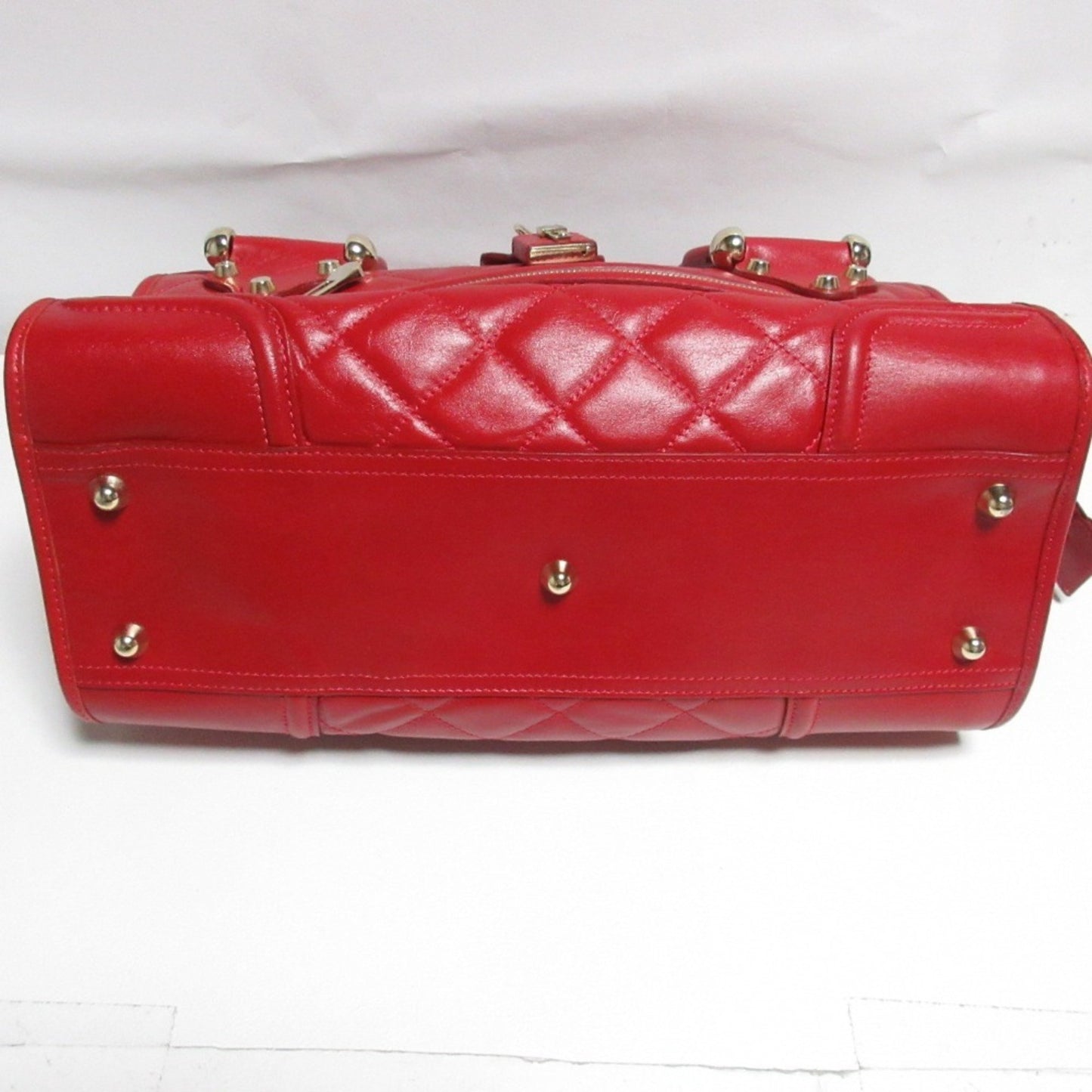 Burberry Red Leather Handbag