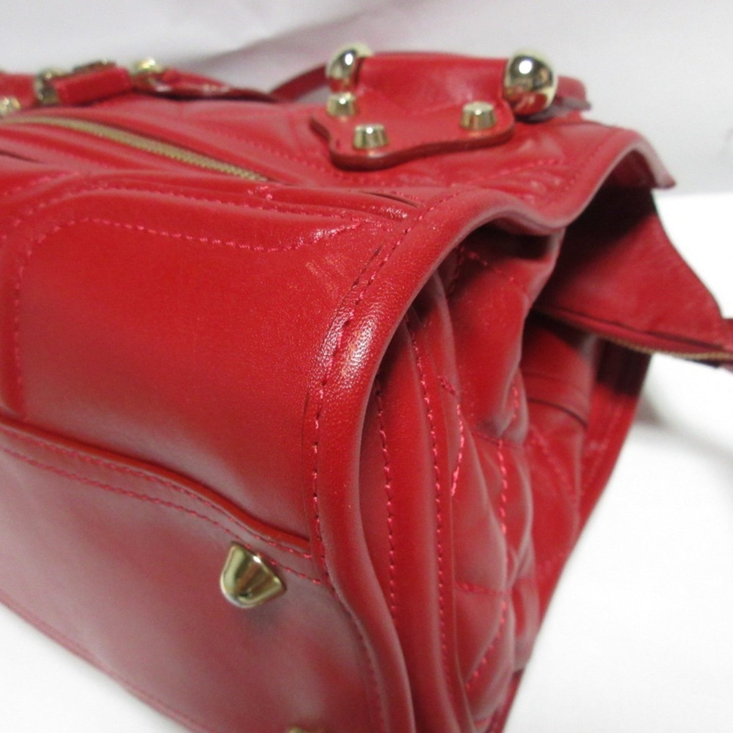 Burberry Red Leather Handbag