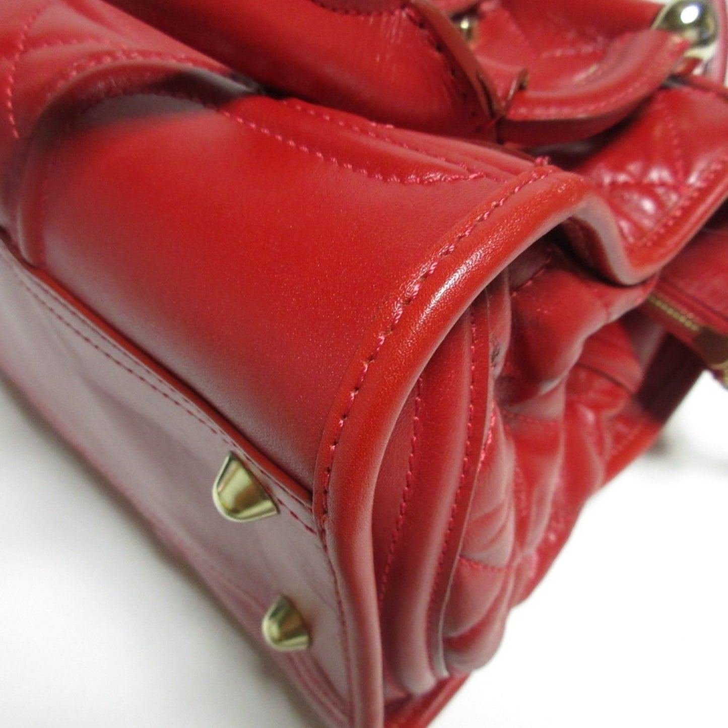 Burberry Red Leather Handbag