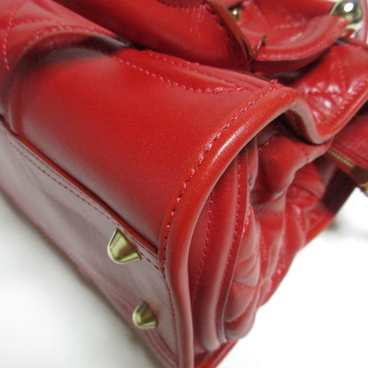 Burberry Red Leather Handbag