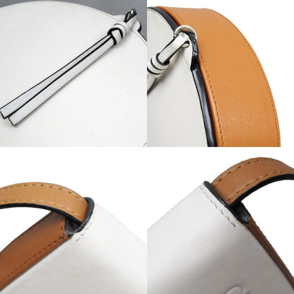 Loewe White Leather Heel