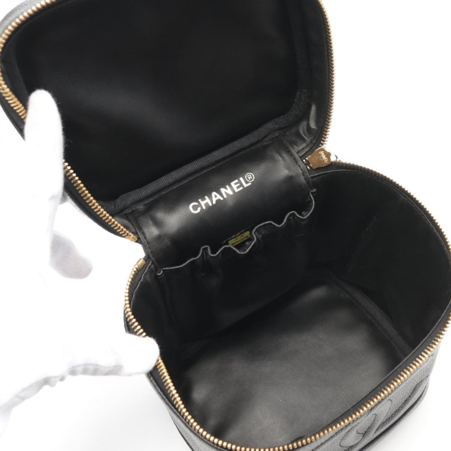 Chanel Black Leather Handbag