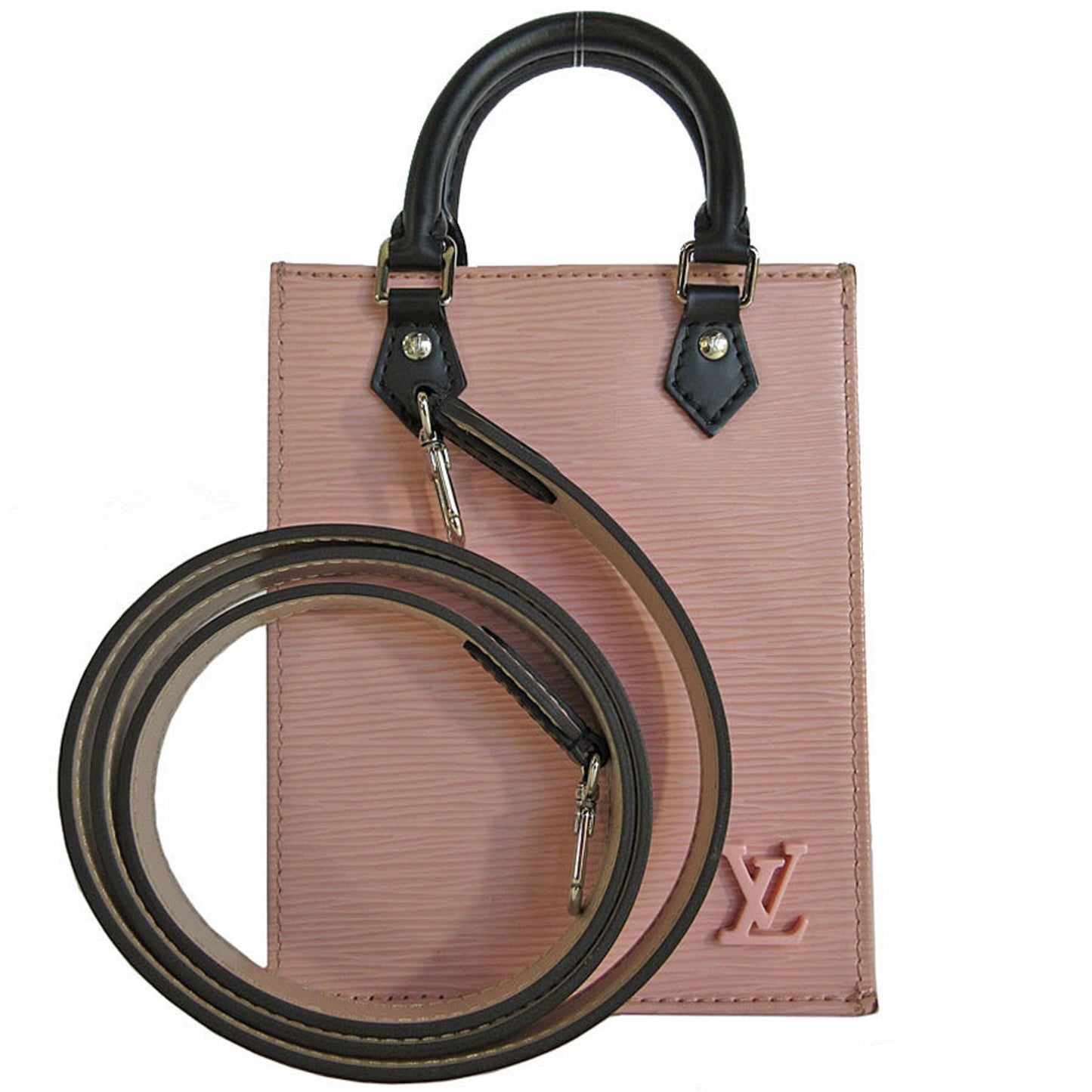 Louis Vuitton Pink Leather Sac Plat