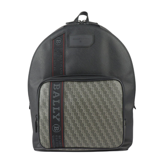 Bally Black Leather Backpack