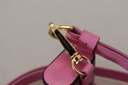 Dolce & Gabbana Chic Leather Airpods Case In Pink