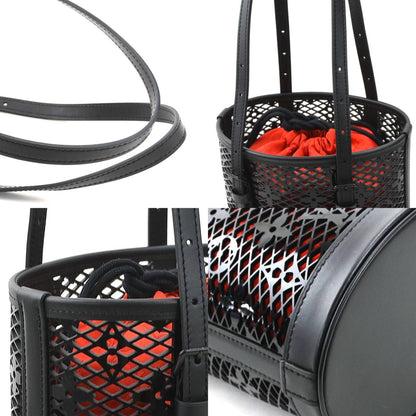 Louis Vuitton Black Leather Bucket
