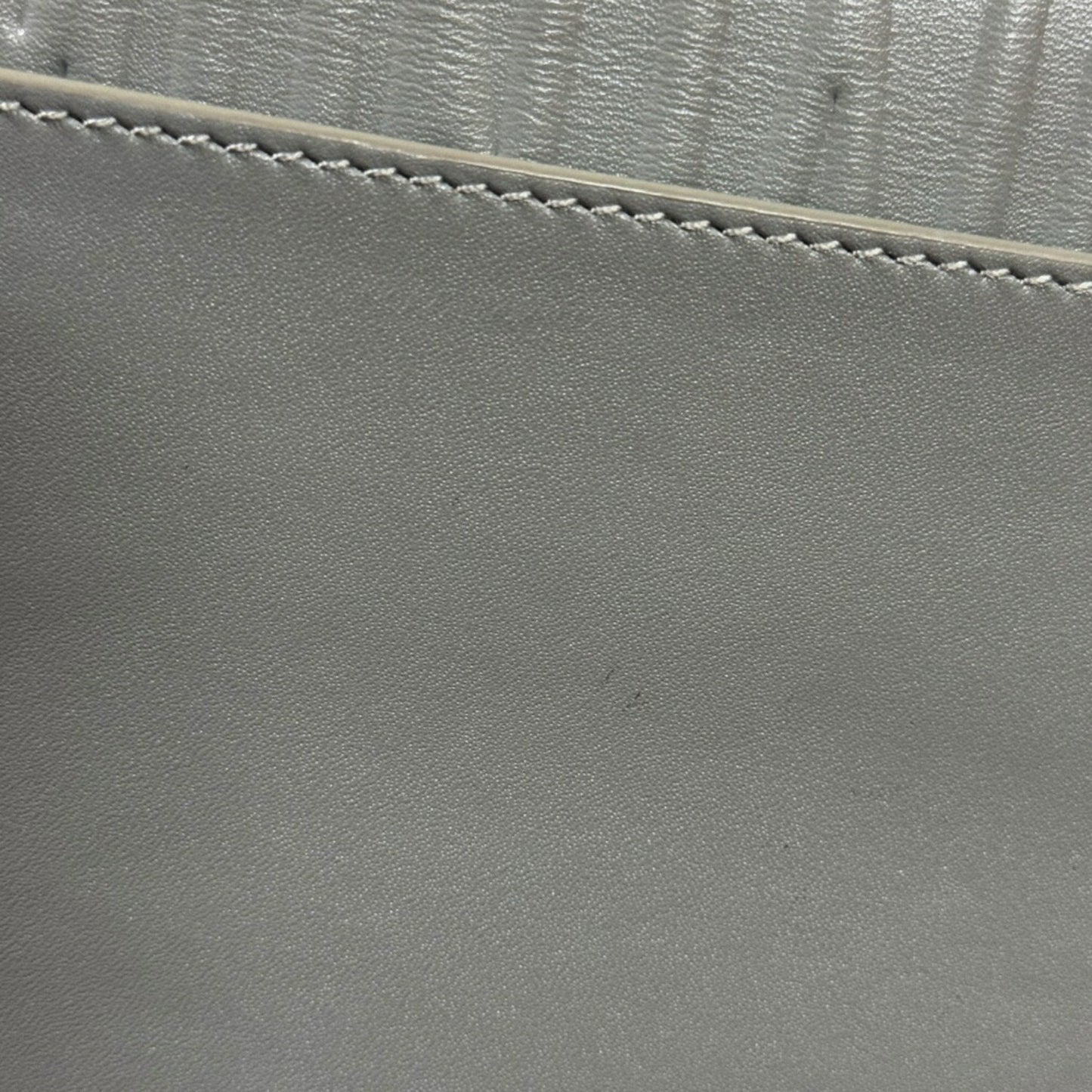 Dior Gray Leather Bobby Medium