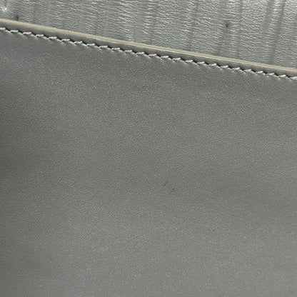 Dior Gray Leather Bobby Medium