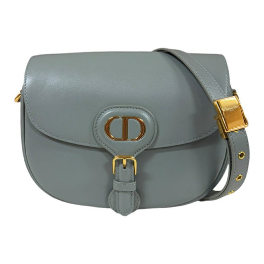 Dior Gray Leather Bobby Medium