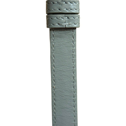 Dior Gray Leather Bobby Medium