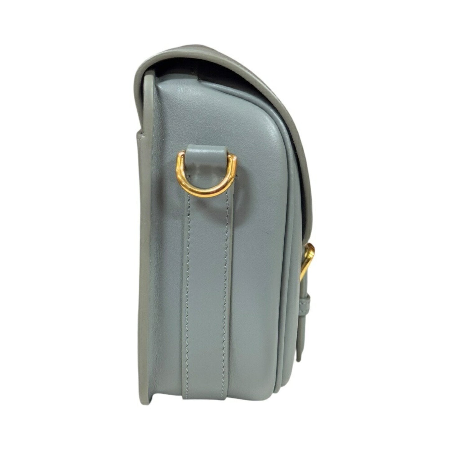 Dior Gray Leather Bobby Medium