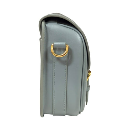 Dior Gray Leather Bobby Medium