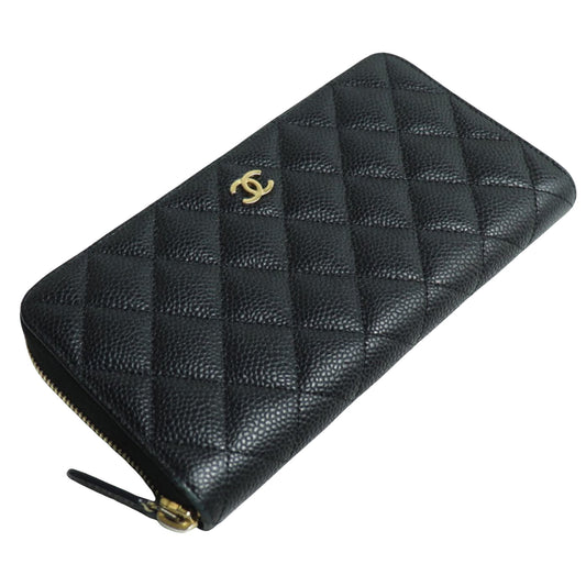 Chanel Black Leather Wallet