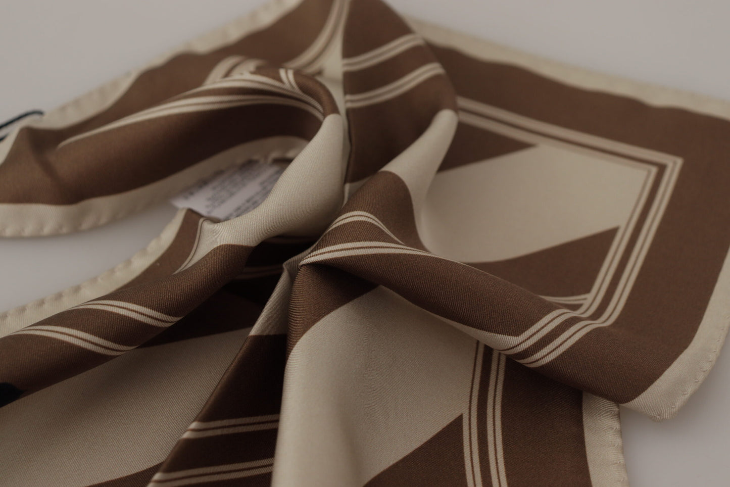 Dolce & Gabbana Elegant Striped Silk Men'S Scarf