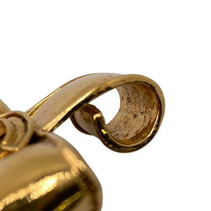 Chanel Gold Gold Plated Coco Mark