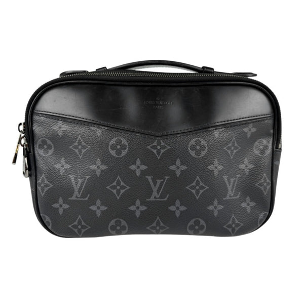 Louis Vuitton Black Leather Bucket
