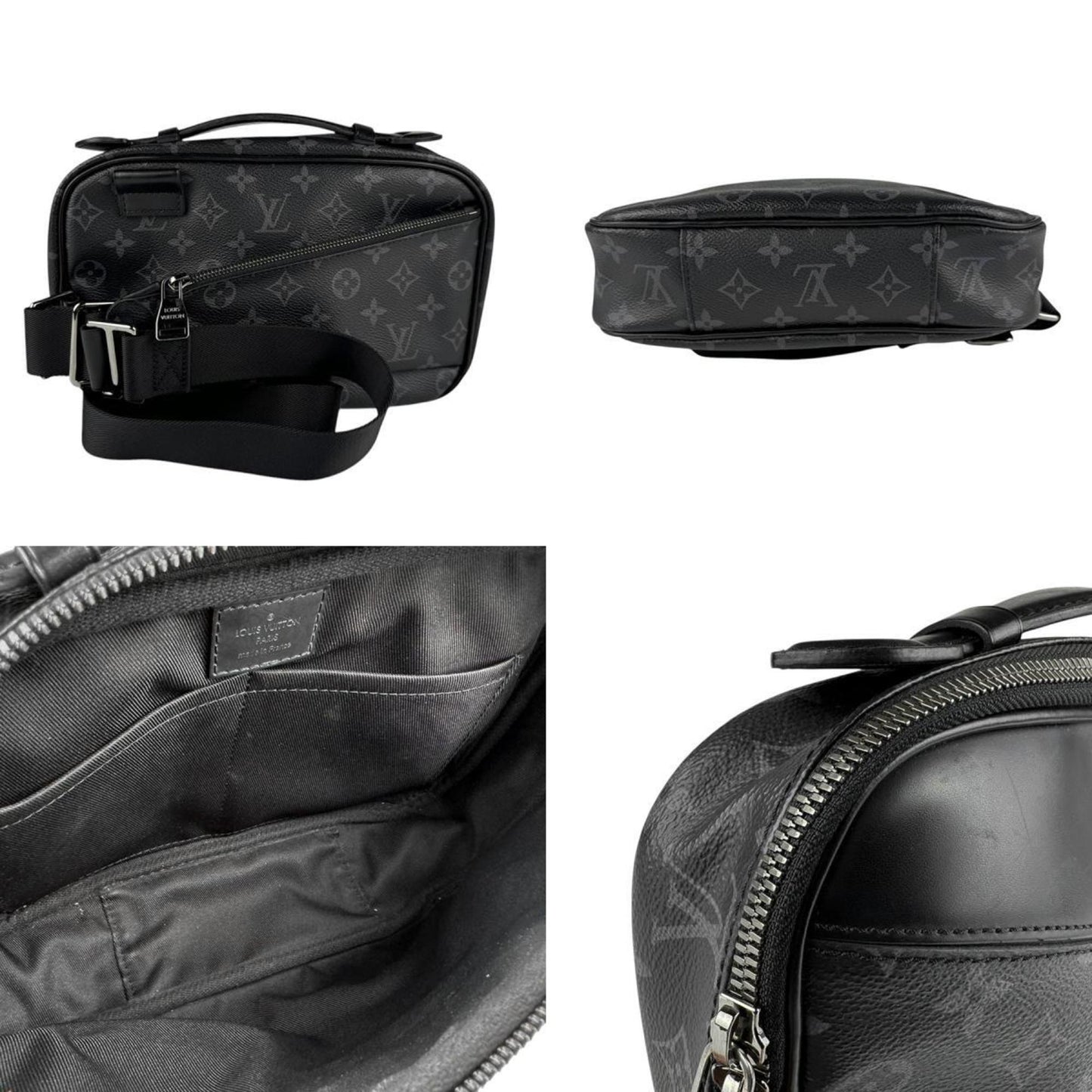 Louis Vuitton Black Canvas Bum Bag