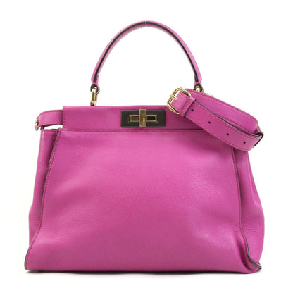 Fendi Pink Leather Peekaboo