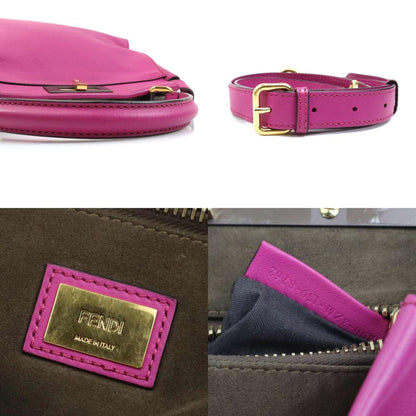 Fendi Pink Leather Peekaboo