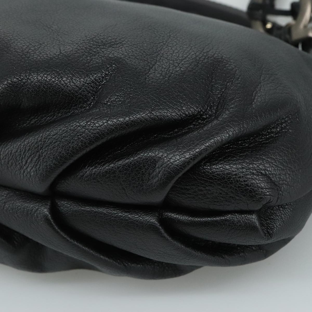 Salvatore Ferragamo Black Leather Handbag
