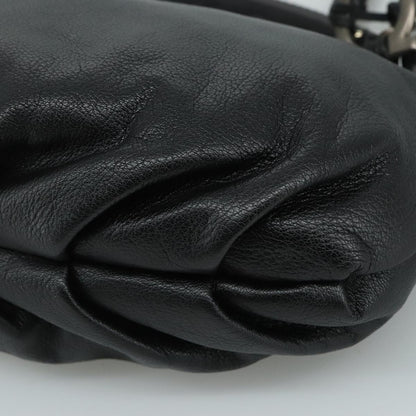 Salvatore Ferragamo Black Leather Handbag