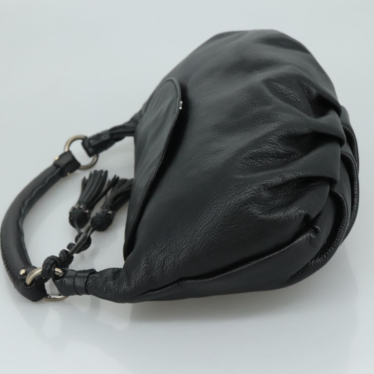 Salvatore Ferragamo Black Leather Handbag
