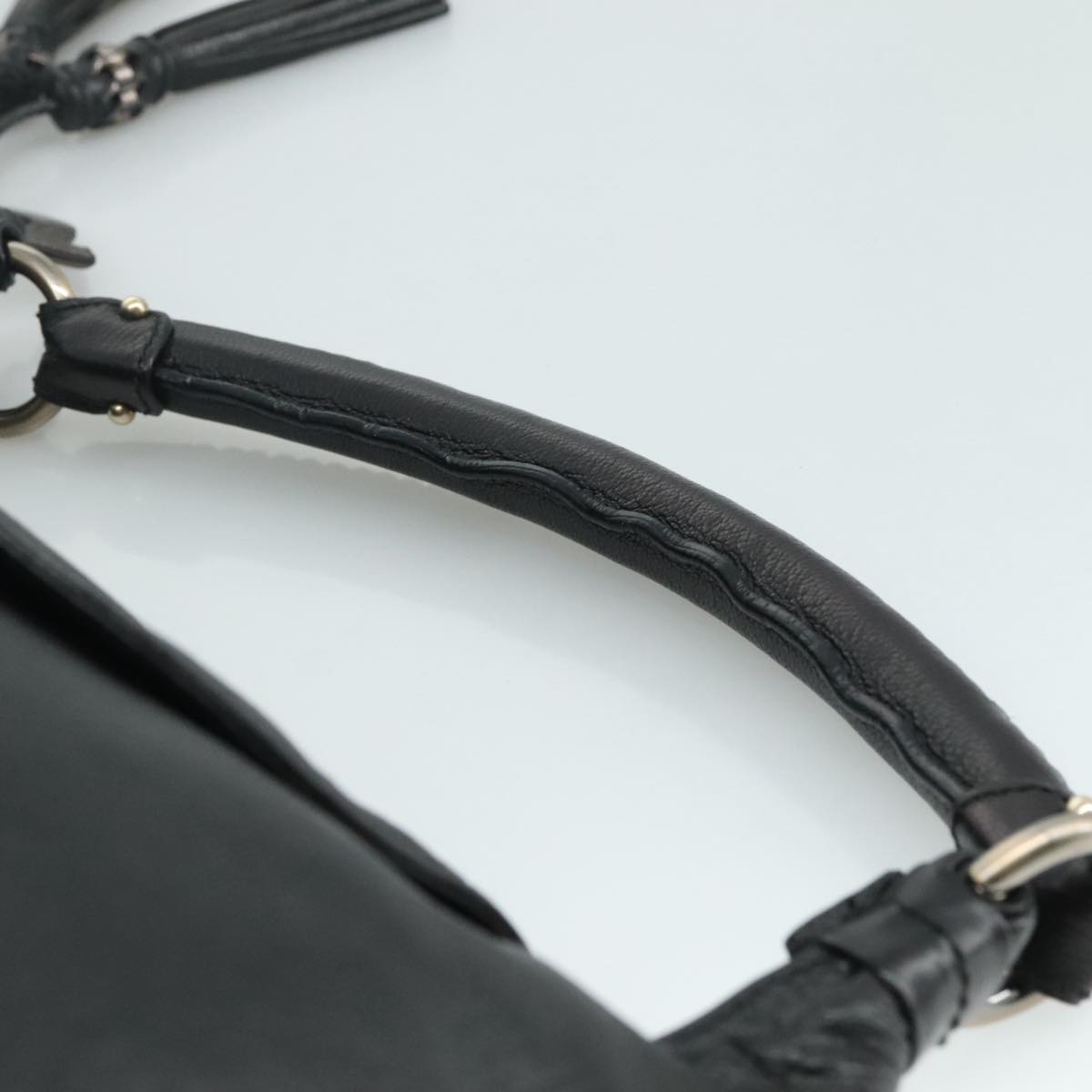 Salvatore Ferragamo Black Leather Handbag