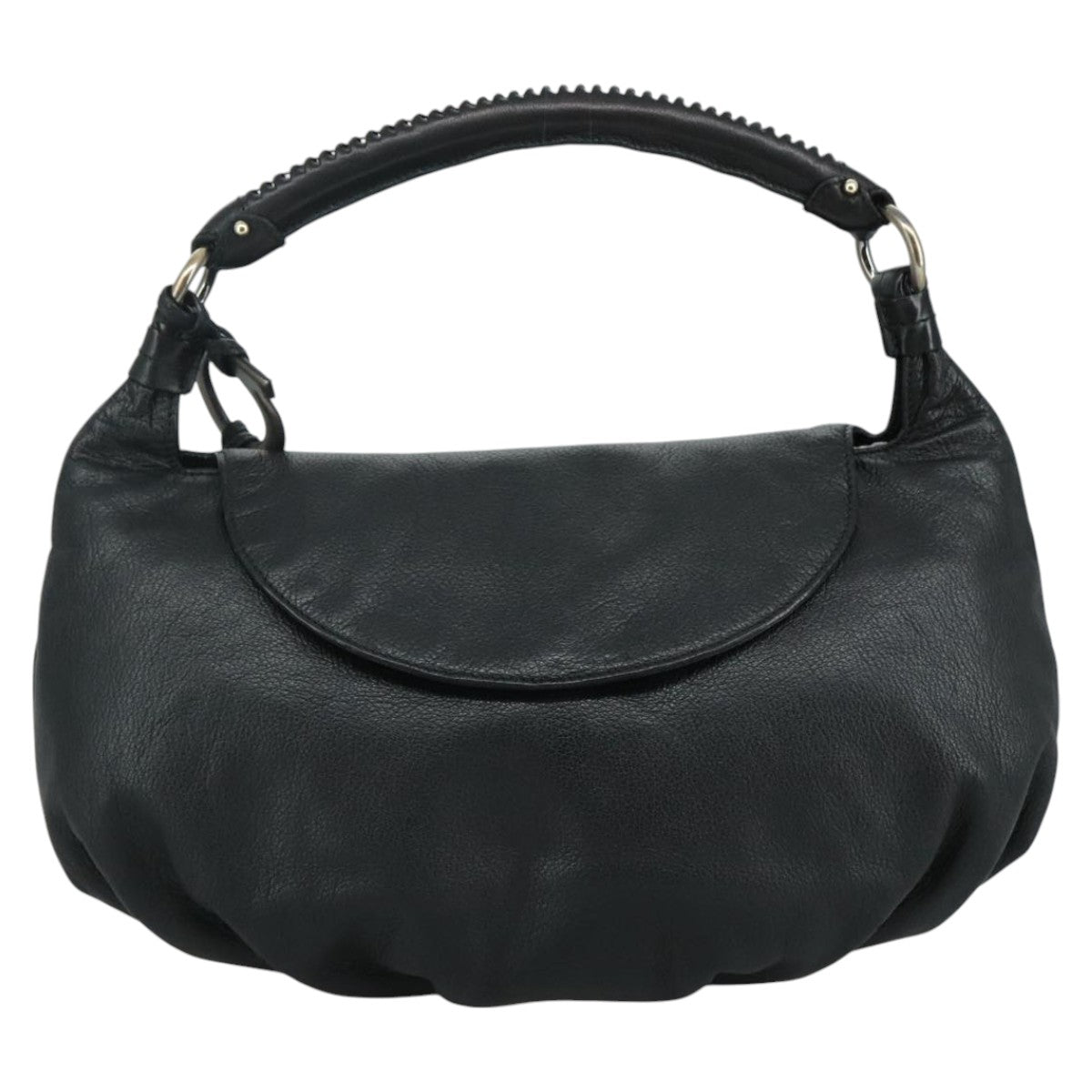 Salvatore Ferragamo Black Leather Handbag
