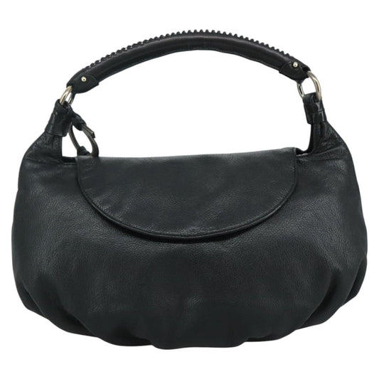 Salvatore Ferragamo Black Leather Handbag