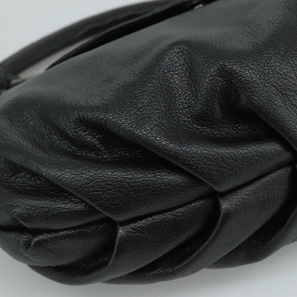 Salvatore Ferragamo Black Leather Handbag