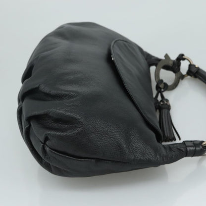 Salvatore Ferragamo Black Leather Handbag