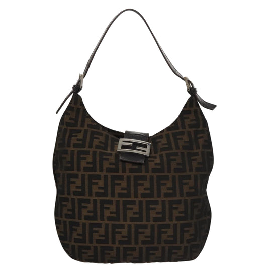 Fendi Brown Canvas Zucca
