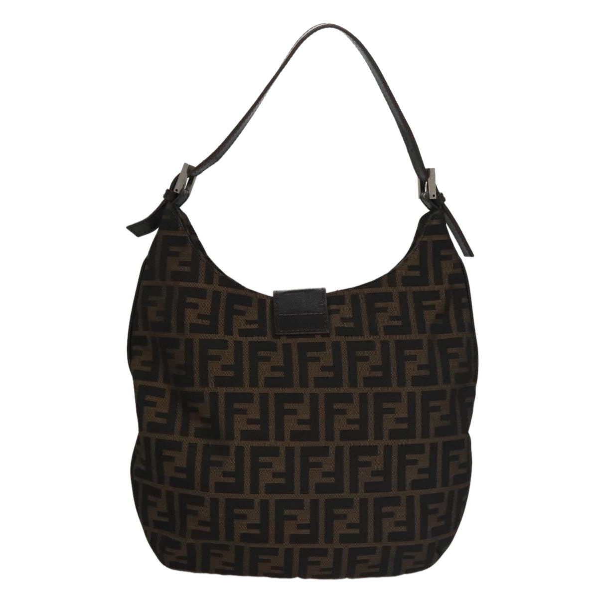 Fendi Brown Canvas Zucca