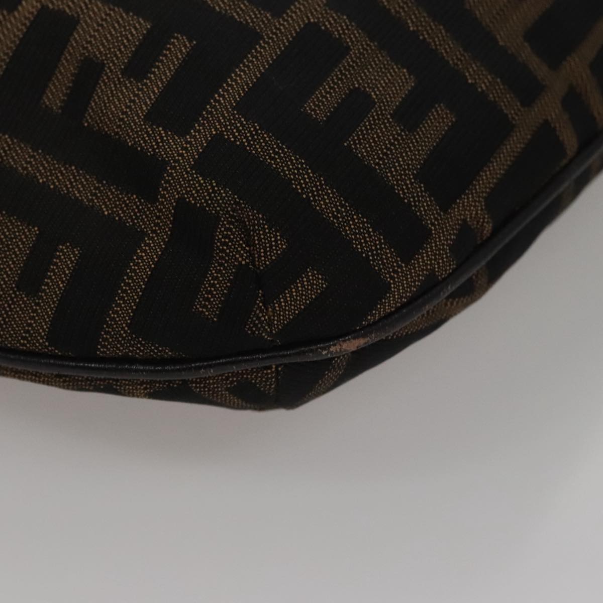 Fendi Brown Canvas Zucca