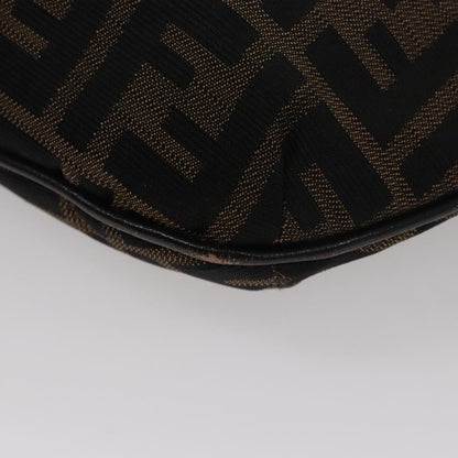 Fendi Brown Canvas Zucca