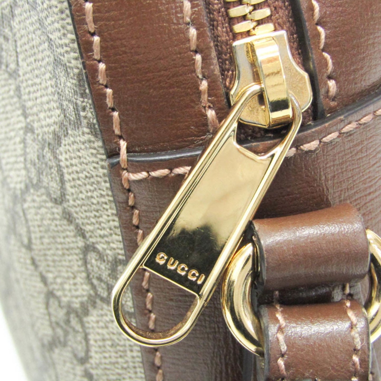 Gucci Brown Canvas Interlocking