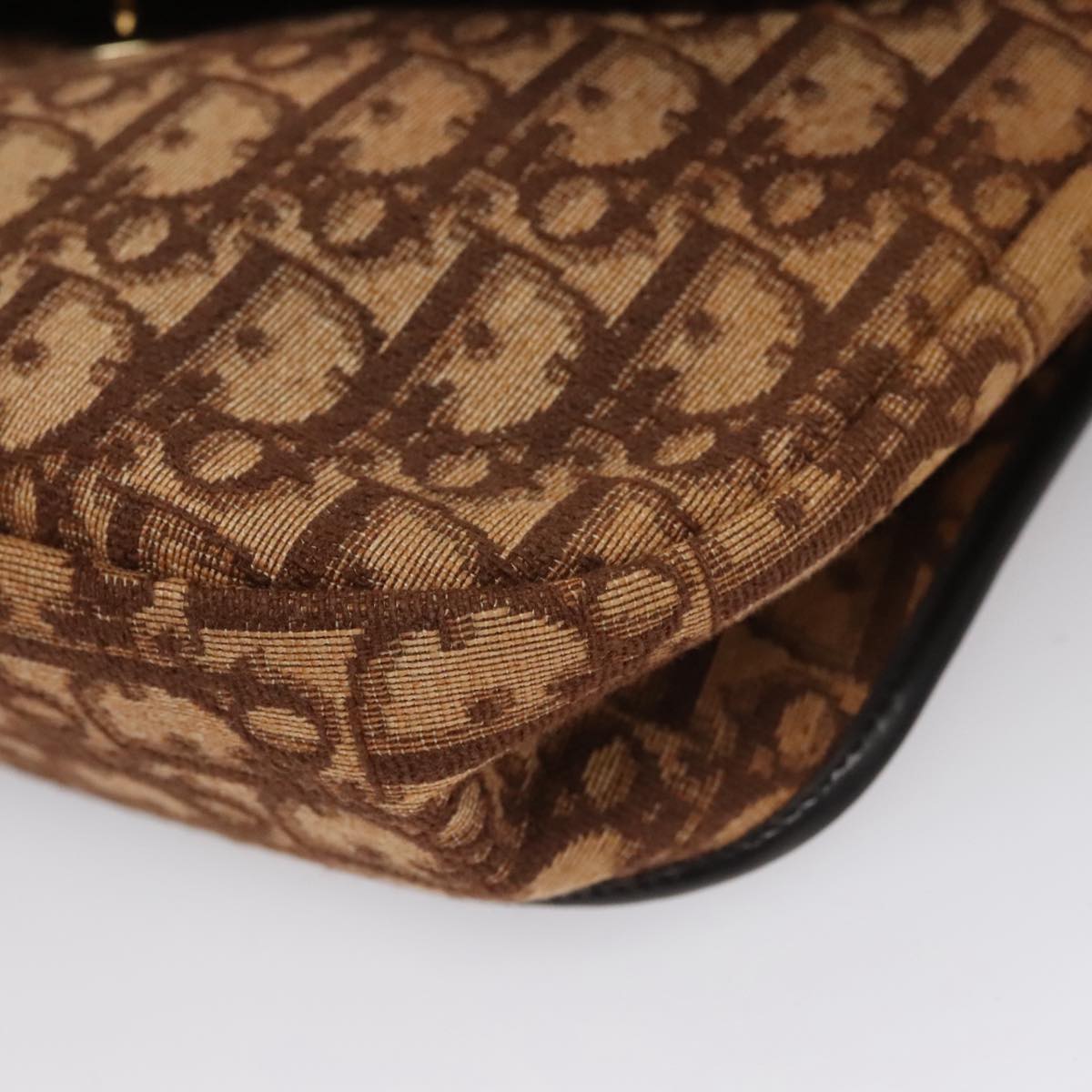 Dior Brown Canvas Trotter