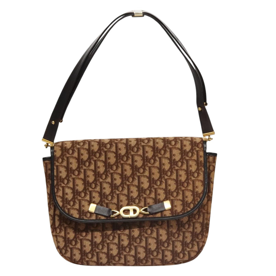 Dior Brown Canvas Trotter