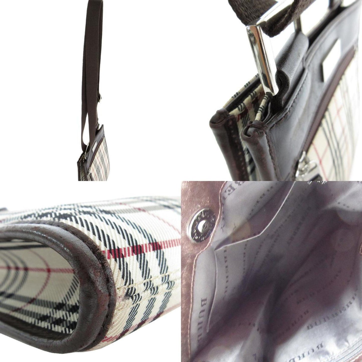 Burberry Brown Canvas Nova Check