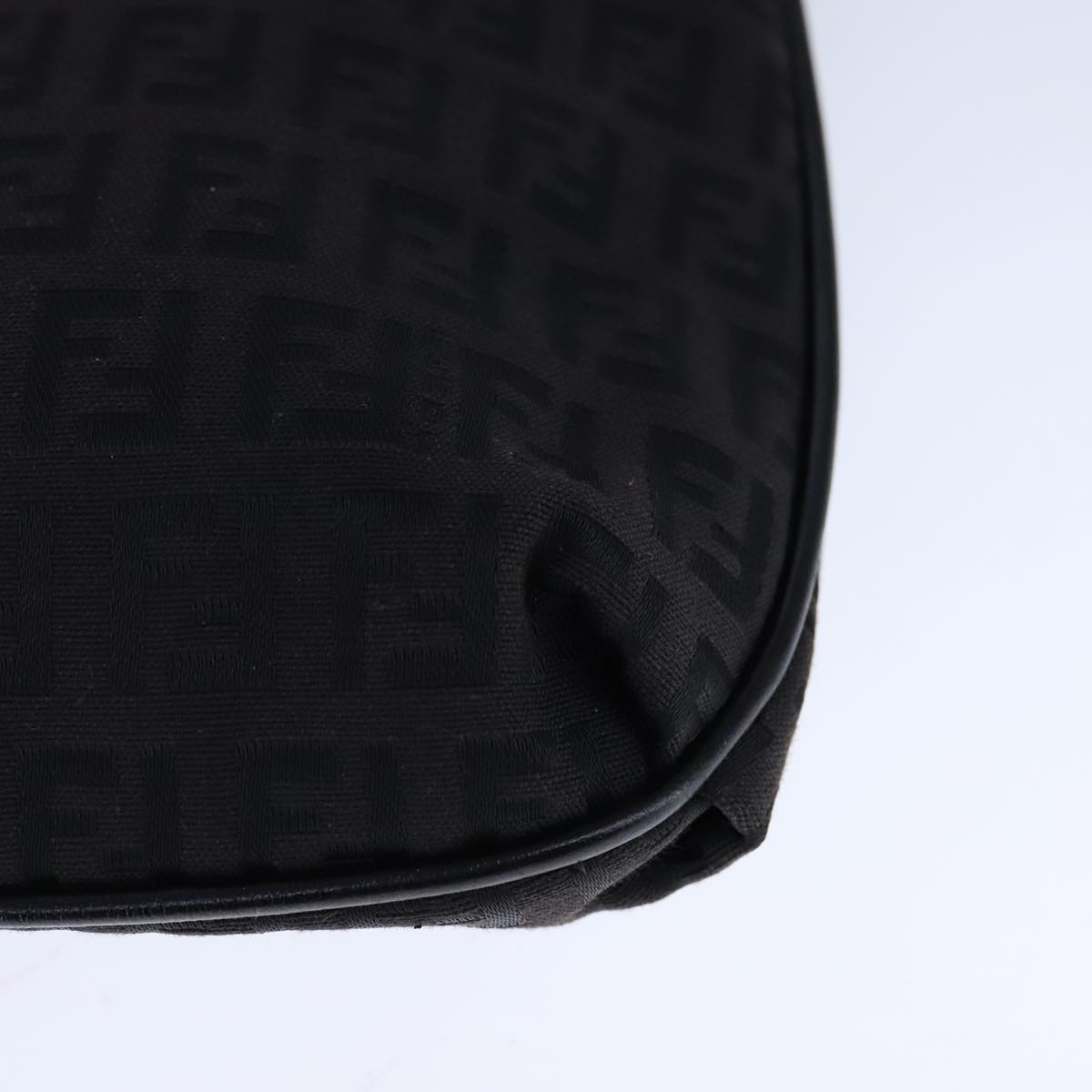 Fendi Black Canvas Mamma Baguette