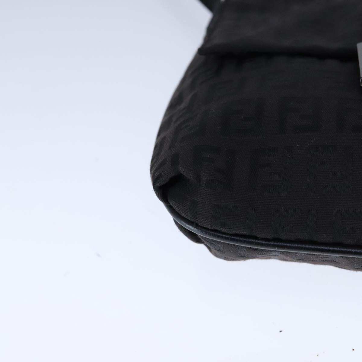 Fendi Black Canvas Mamma Baguette