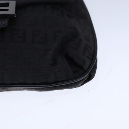 Fendi Black Canvas Mamma Baguette