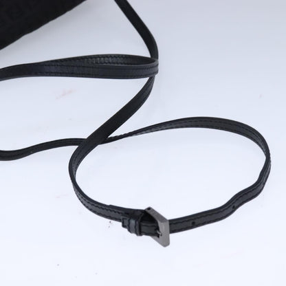 Fendi Black Canvas Mamma Baguette