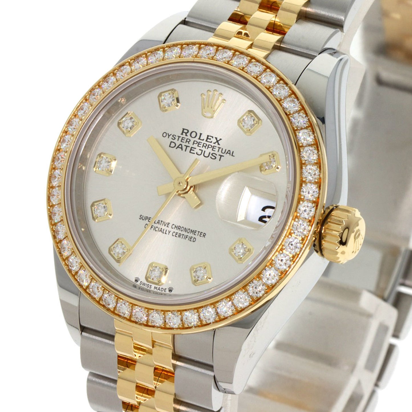 Rolex Silver Steel Datejust