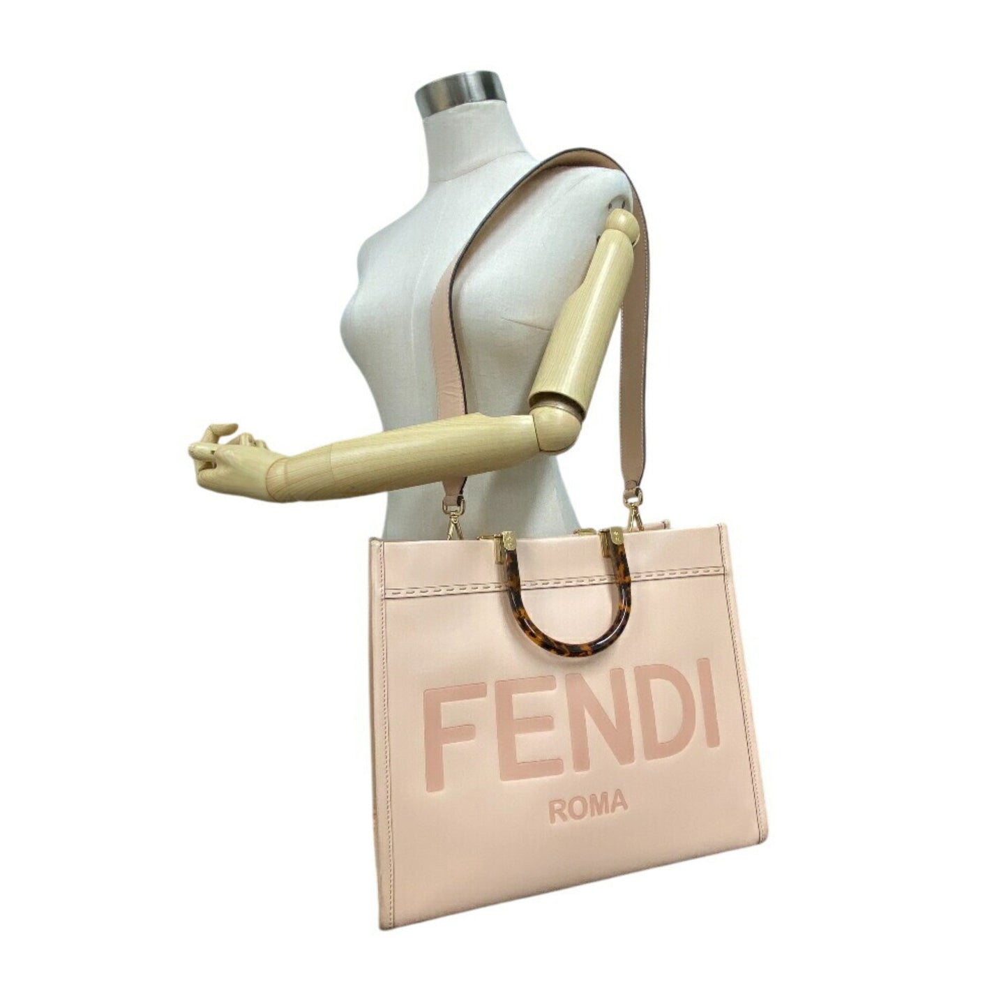 Fendi Pink Leather Sunshine
