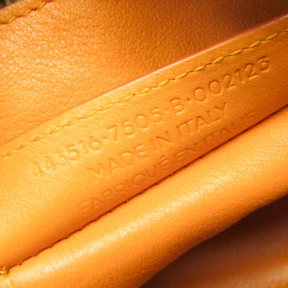 Balenciaga Orange Leather Blackout City