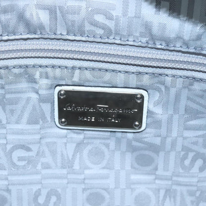 Salvatore Ferragamo White Leather Gancini