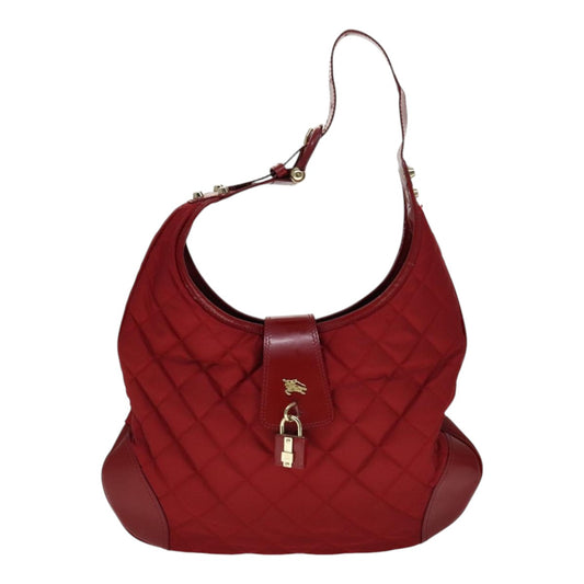 Burberry Red Synthetic Shoulder Bag