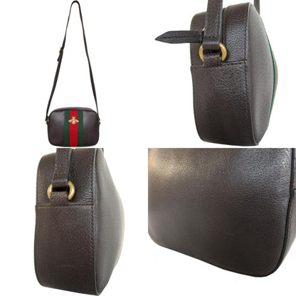 Gucci Black Leather Ophidia